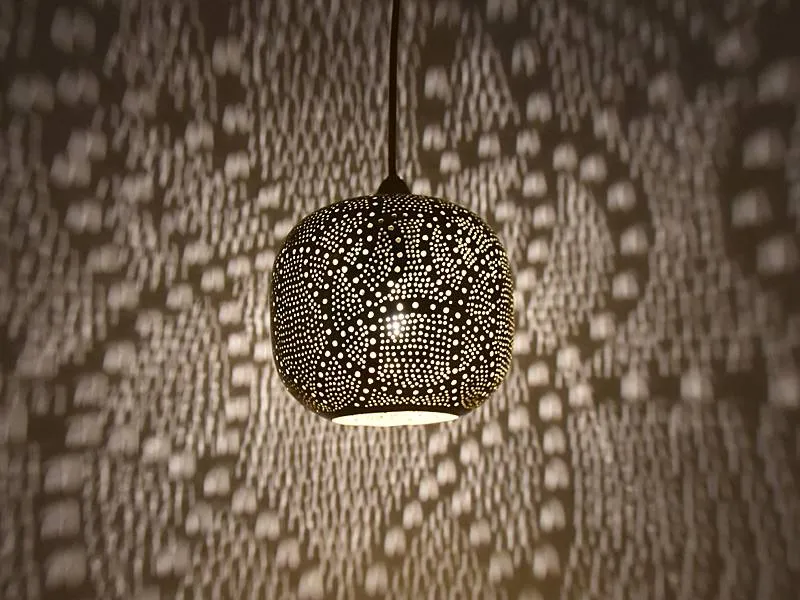 Messing hanglamp bol orientaals