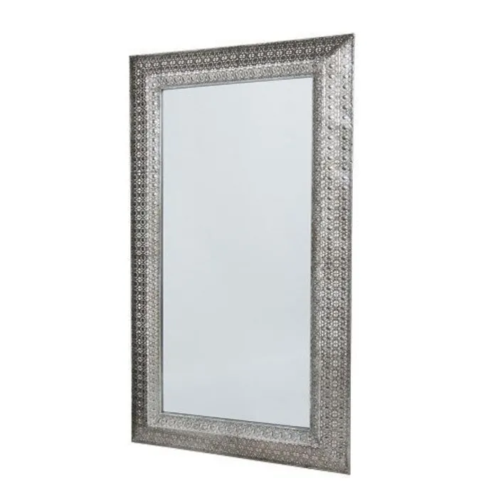 Zilveren spiegel orientaals