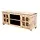 Oosters tv kast white wash met stempels in bohemian stijl