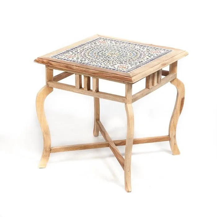 Plantentafel mozaiek kleurrijk