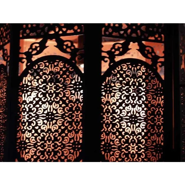 Hanglantaarn zwart goud Mumbai