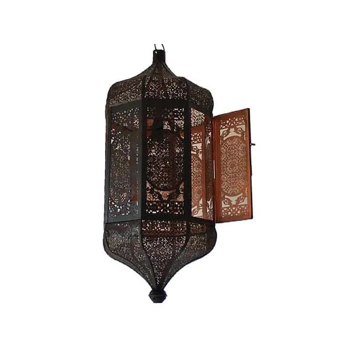 Hanglantaarn zwart goud Mumbai