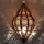 Filigrain wandlamp zwart koper