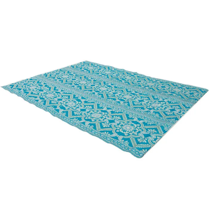 Wonder Rugs Groot plastic vloerkleed turquoise