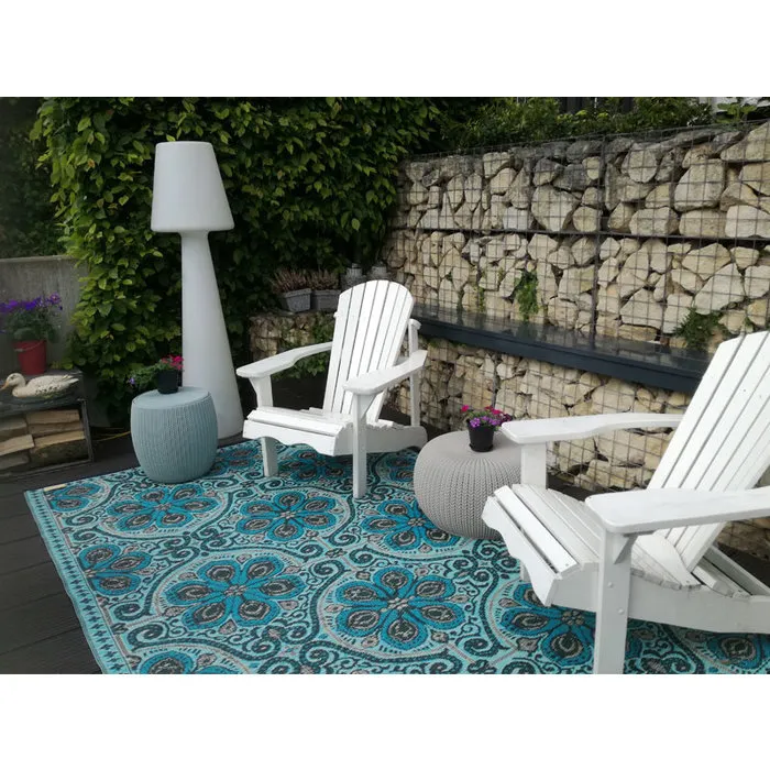 Wonder Rugs Blauw groot magisch buitenkleed