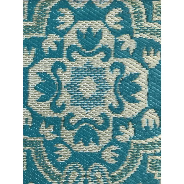 Wonder Rugs Groot plastic vloerkleed turquoise