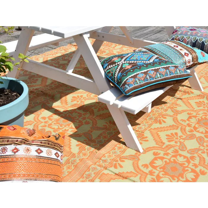 Wonder Rugs Groot buitenkleed bruin