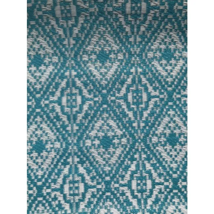 Wonder Rugs Balkonkleed blauw turquoise  lang