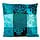 Sierkussen turquoise patchwork
