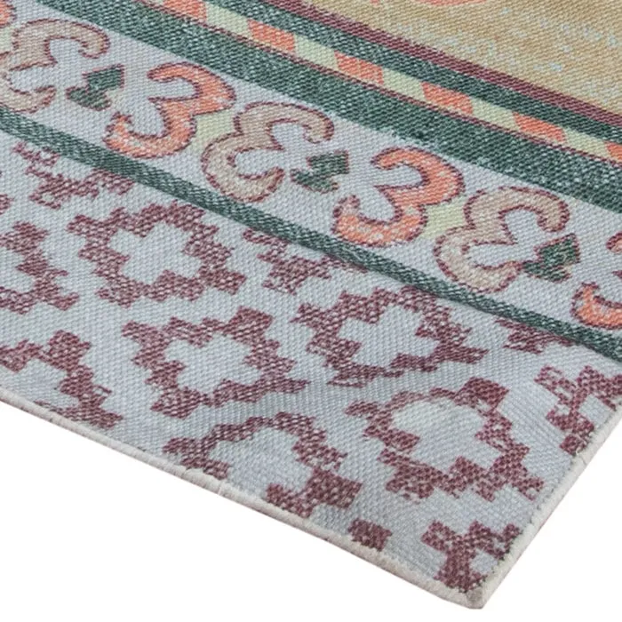 Wonder Rugs Beige kelim buitenkleed van stof