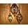 Set 3 delig gouden oosterse hanglampen