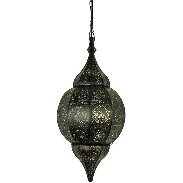 1001nacht hanglamp zwart goud