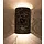 Mat zwarte oosterse wandlamp