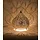 Wit met gouden oosterse tafellamp