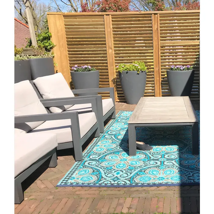 Wonder Rugs Blauw groot magisch buitenkleed