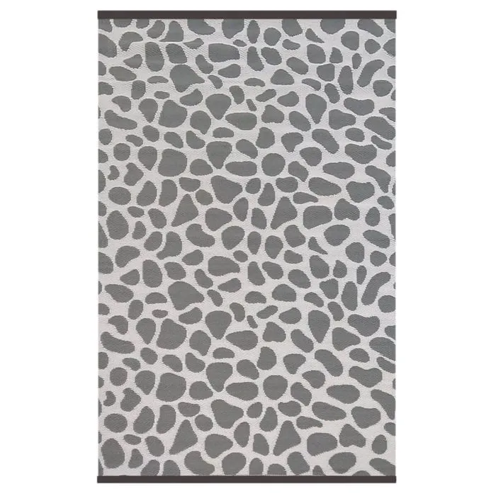 Buitenkleed grijze pebbles