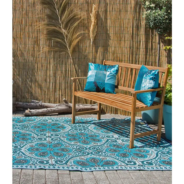 Wonder Rugs Blauw groot magisch buitenkleed