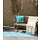 Balkonkleed blauw turquoise  lang