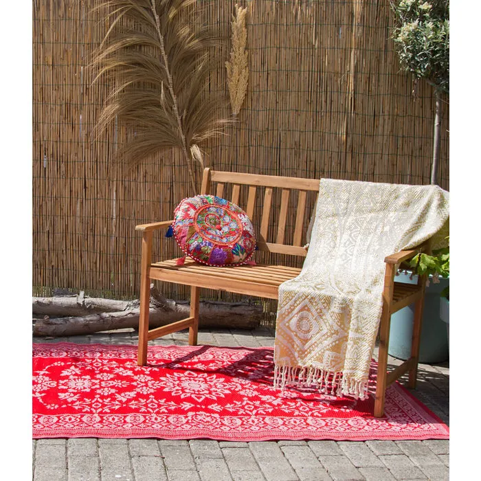 Wonder Rugs Buitenkleed medium rood /roze