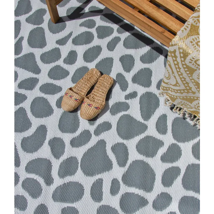 Buitenkleed grijze pebbles