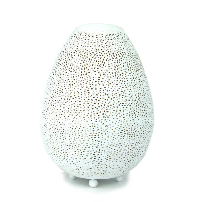 Filigrain tafellamp wit goud Arabische stijl