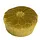Fluwelen poef goud bruin met goud draad