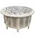Oosterse witte salontafel met lotus bloem