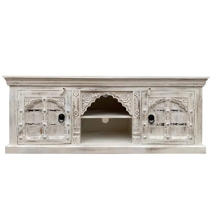 Oriëntaals witte tv kast