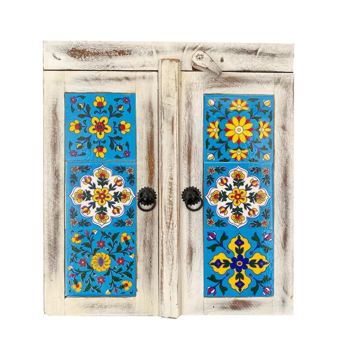 Wit oosters badkamer kastje tegel