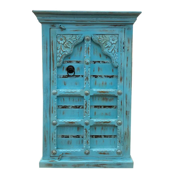 Blauw turquoise oosterse kast