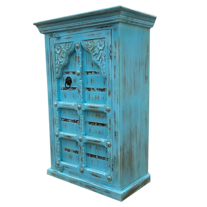 Blauw turquoise oosterse kast