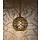 Globe hanglamp wit goud