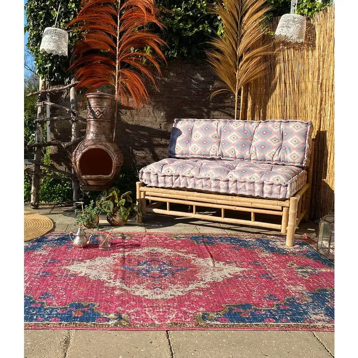 Wonder Rugs Buitenkleed perzisch roze