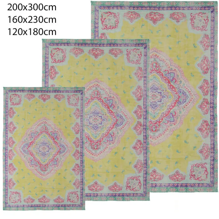 Wonder Rugs Buiten vloerkleed mila geel