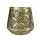 Wit / goud theelicht