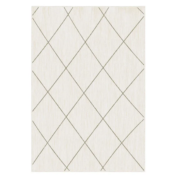 Wonder Rugs Jute buitenkleed creme