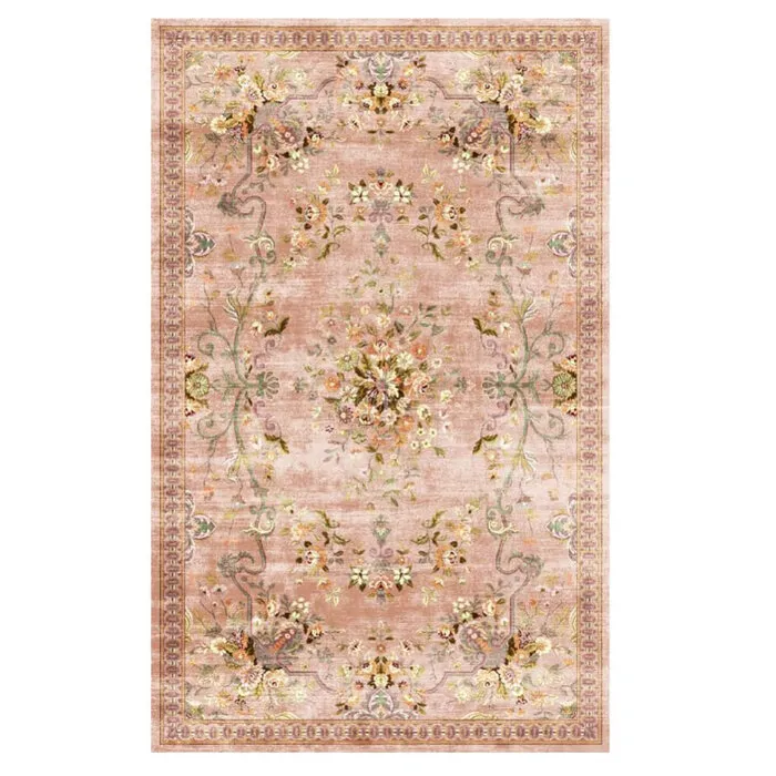Wonder Rugs Rozenkelim roze flower vloerkleed