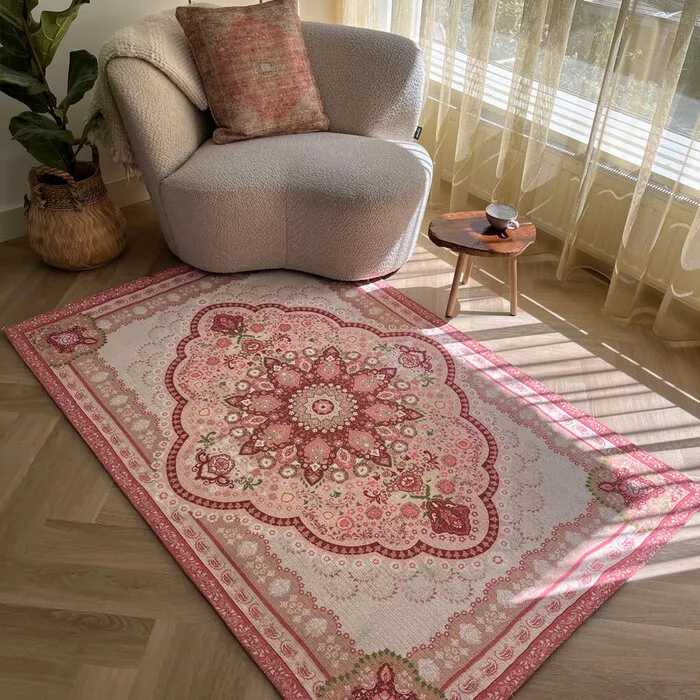 Wonder Rugs Vintage vloerkleed roze terra- wonder