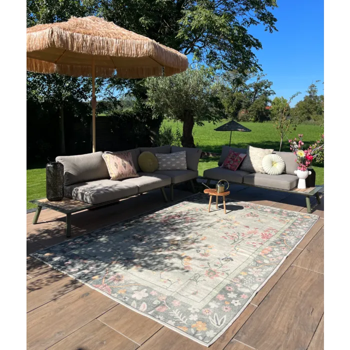 Wonder Rugs Buitenkleed Spring groen