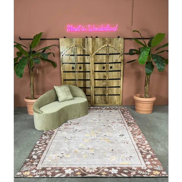 Wonder rugs vintage vloerkleed Spring terra