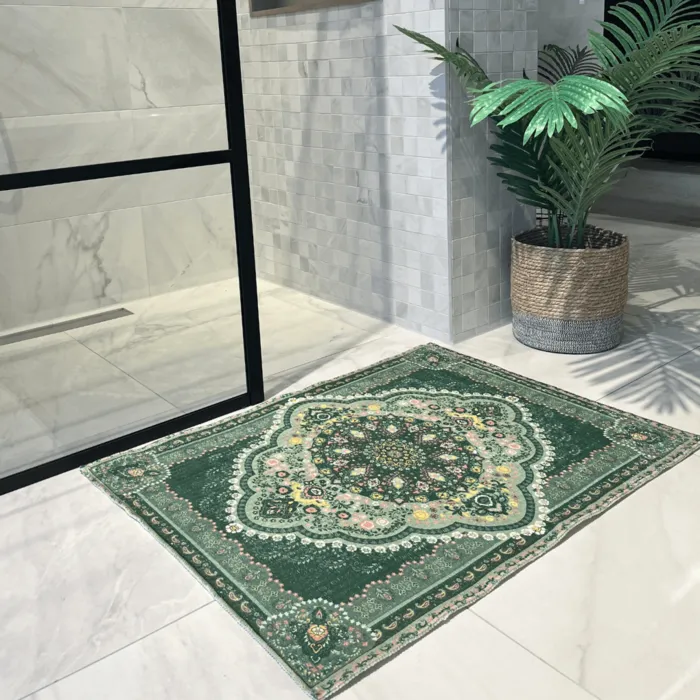 Badmat Wonder daisy green