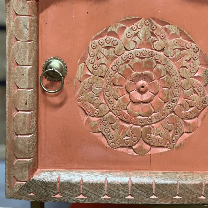 Nachtkastje Coco zalm roze