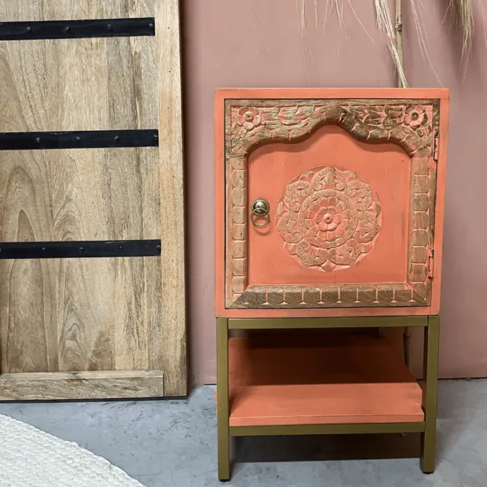 Nachtkastje Coco zalm roze