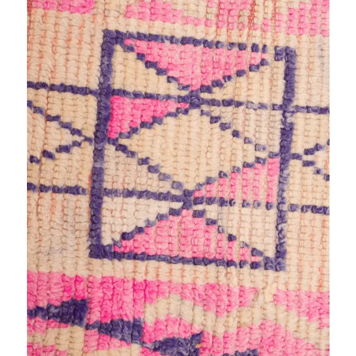 Marokkaanse Beni Mguild vloerkleed roze - 155x311cm