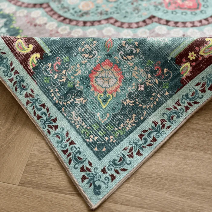 Wonder Rugs Vintage vloerkleed pinky blauw