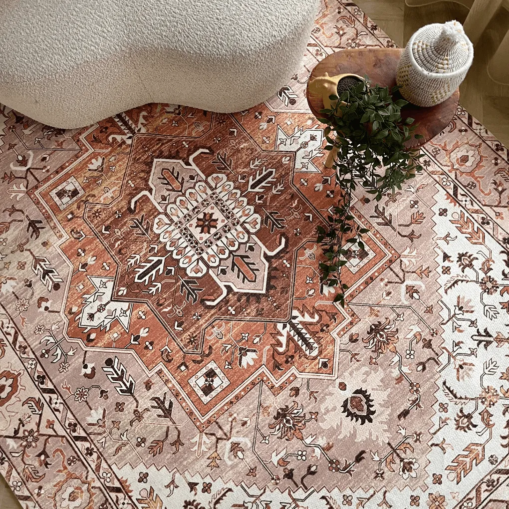 51×103\"Winter wonderland” ViNTAGE RUG 51×103