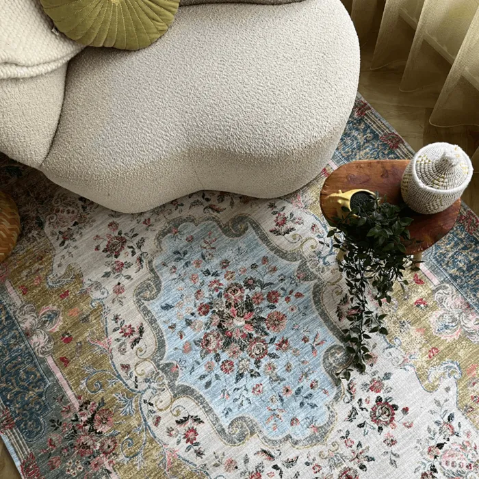 Wonder Rugs Rozenkelim pastel kleed