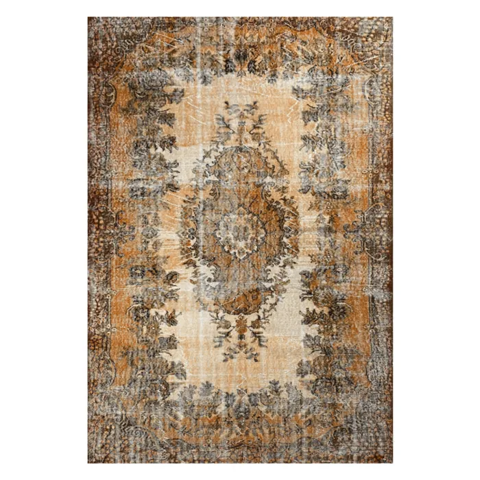 Vintage tapijt 187x295cm oranjeTurkije