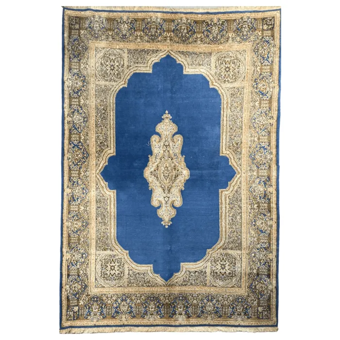 Perzisch vloerkleed blauw 239 x 344 cm