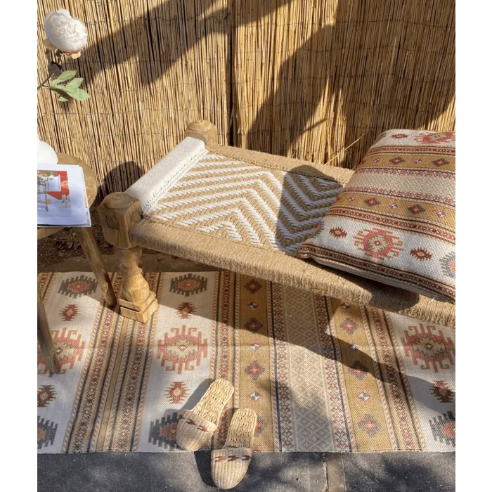 Wonder Rugs Loper/ balkonkleed yellow kelim